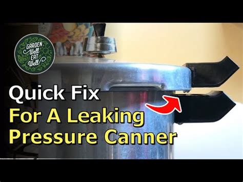 pressure cooker leaking water|A Quick And Safe FIX For Your Leaking Pressure Canner. STOP。